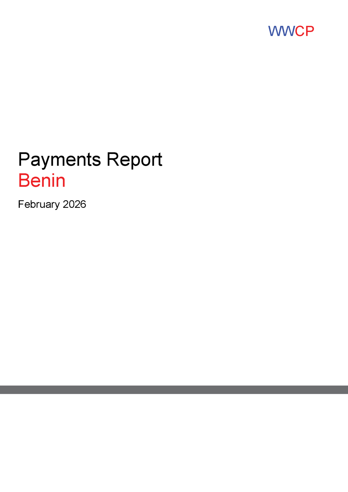 benin payments report page 1