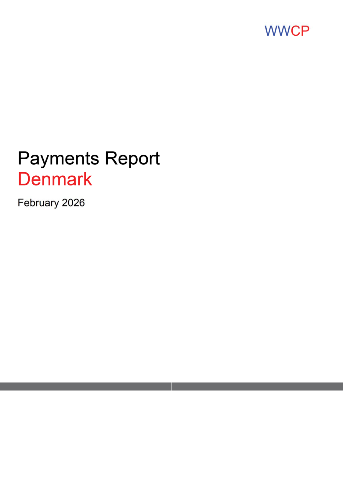 denmark payments report page 1