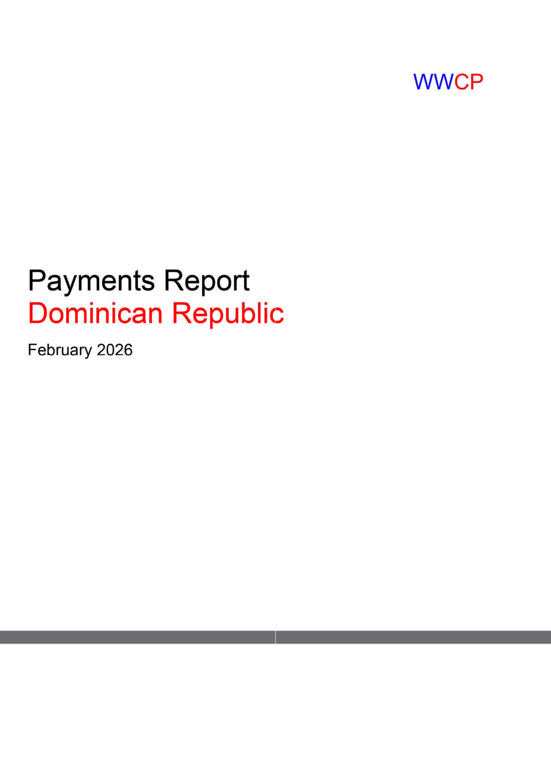 dominican republic payments report page 1