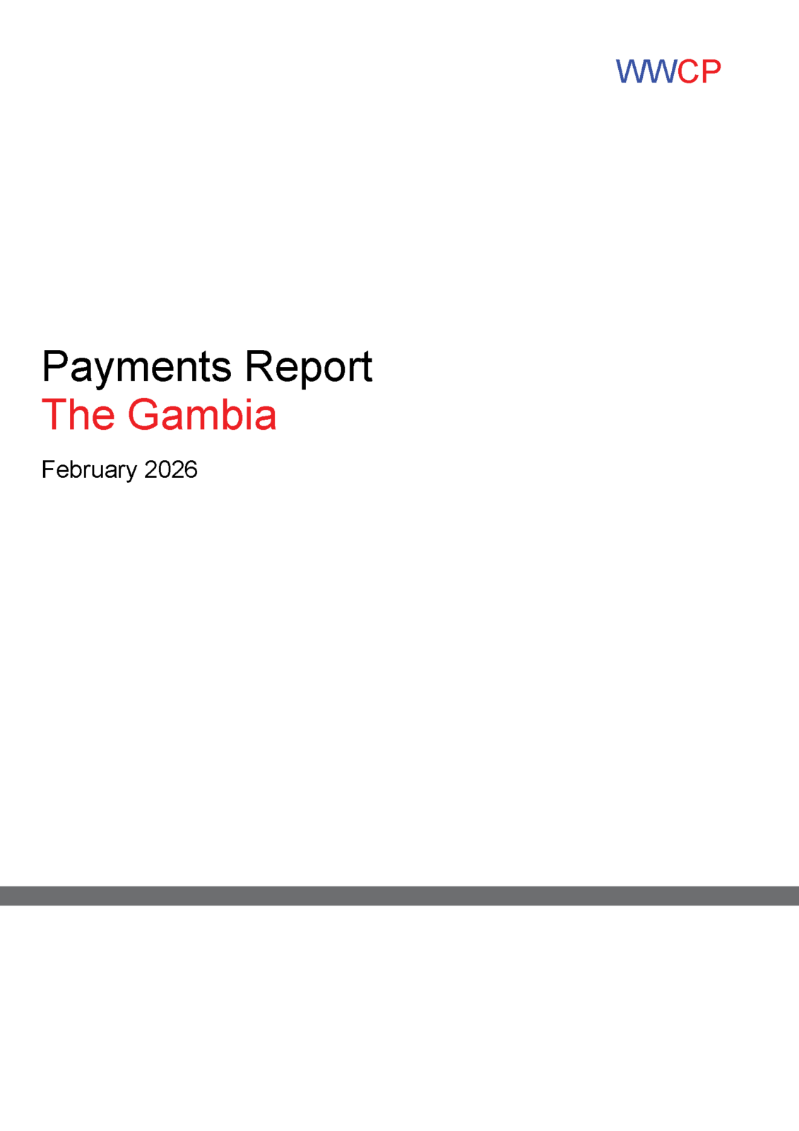 gambia payments report page 1