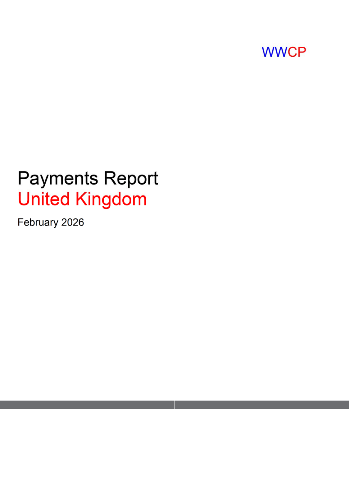 united kindom payments report page 1